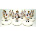 Subbuteo Andrew Table Soccer Yugoslavia 1990 World Cup Team on classic Hasbro bases